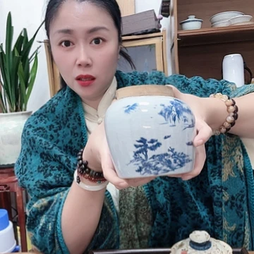 密封茶叶罐国风冰裂