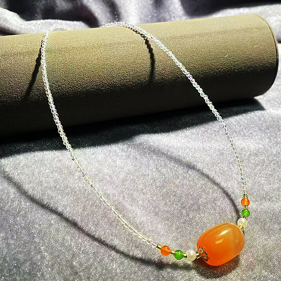 YS812 玉化盐源项链-多样性发其一