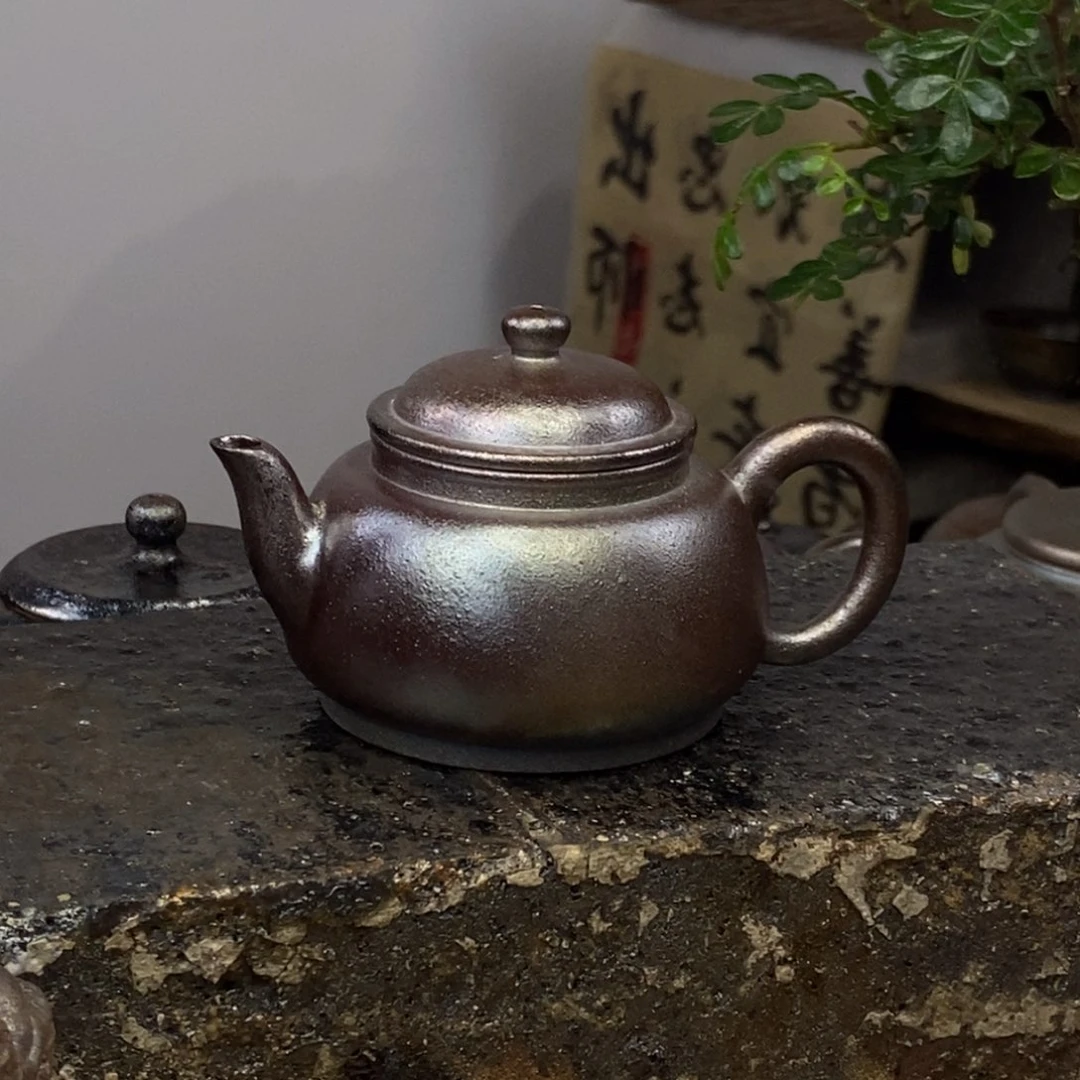 建水紫陶柴烧茶具