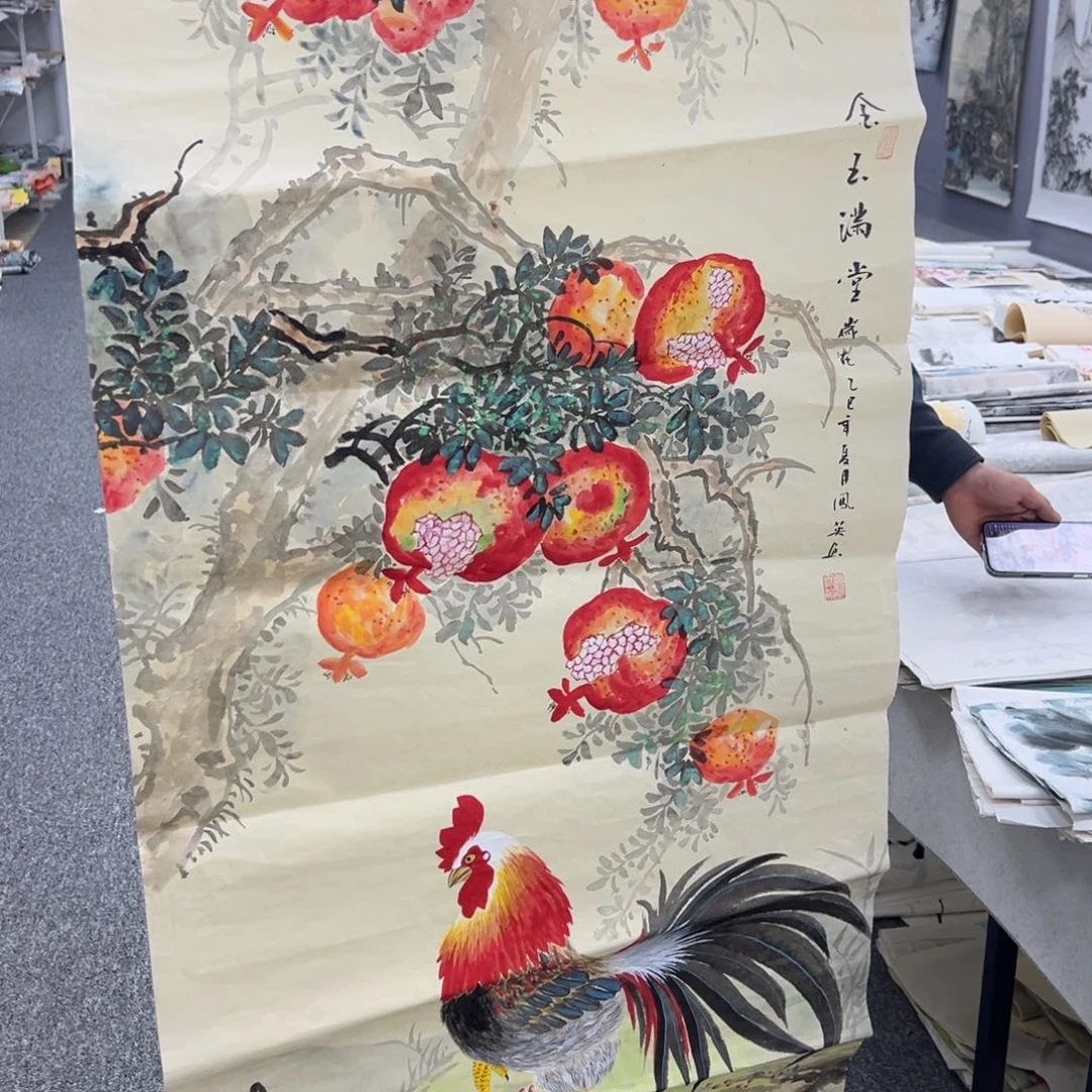 国画纯手绘字画宣纸