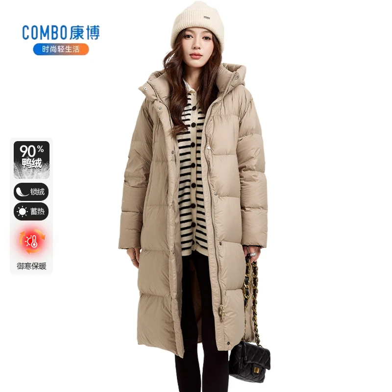 【老徐宠粉】康博时尚泡芙羽绒服长款保暖加厚外套K408600039(13)