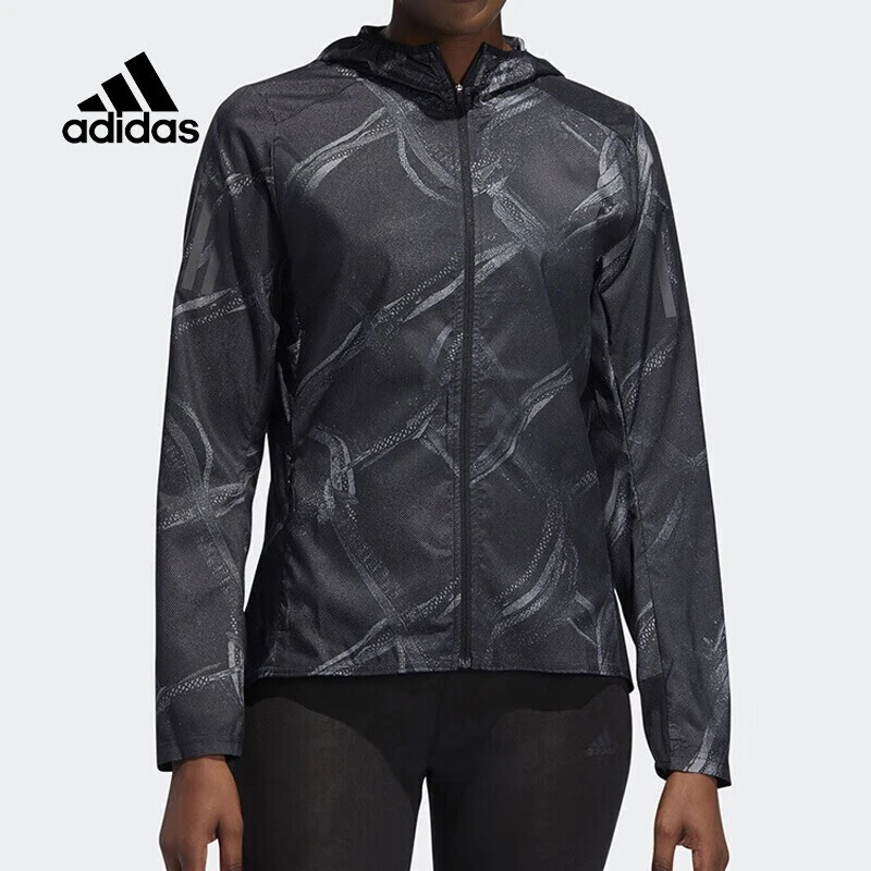 adidas/阿迪达斯女子跑步训练运动休闲夹克
