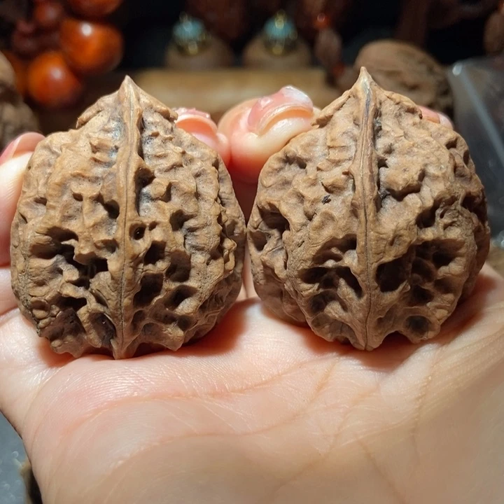 把件文玩核桃东北楸子小雪255