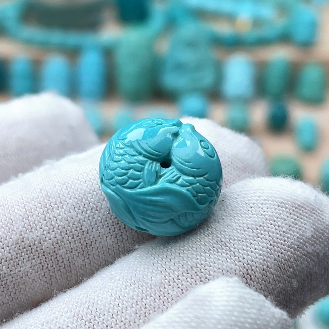 未镶嵌绿松石珠宝奇石