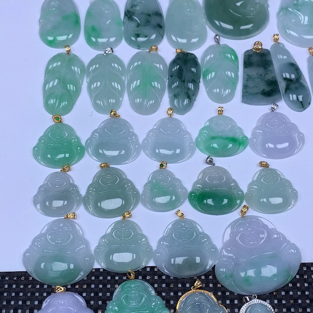 翡翠未镶嵌颈饰天然翡翠