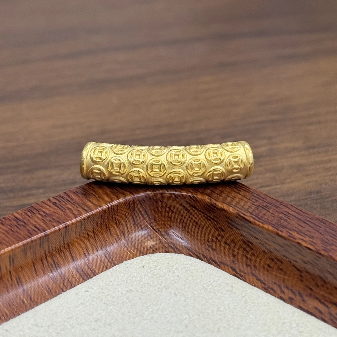 水贝黄金足金999钱币弯管DP2088