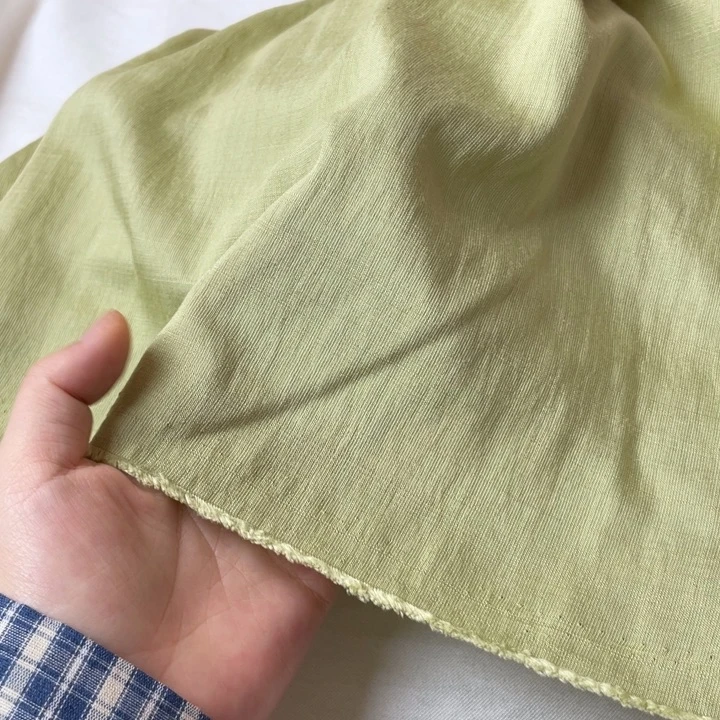 浅绿棉麻2米。
