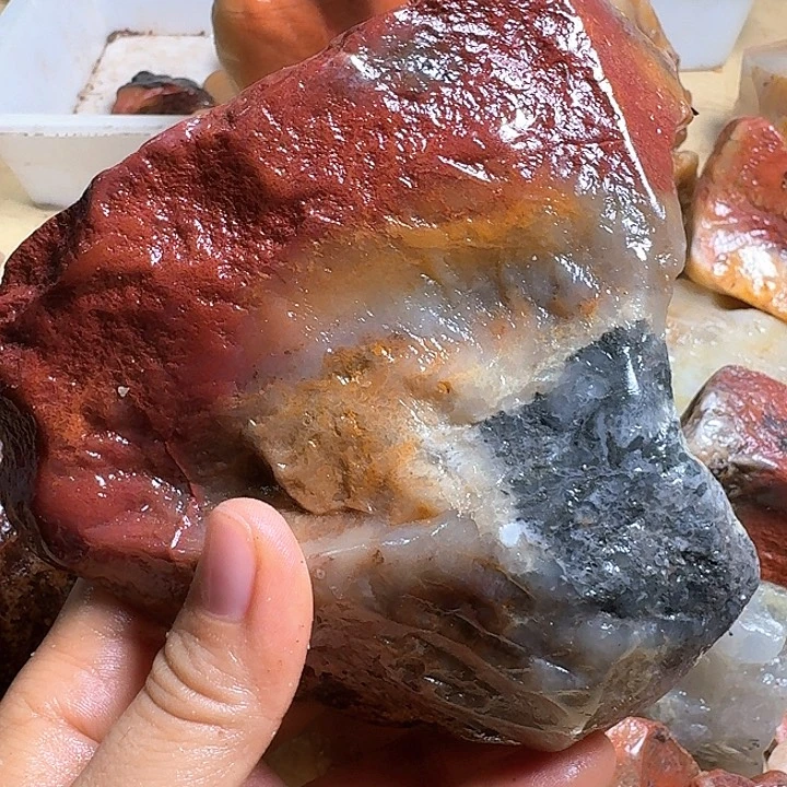 三***七寿山石寿山石的颜色