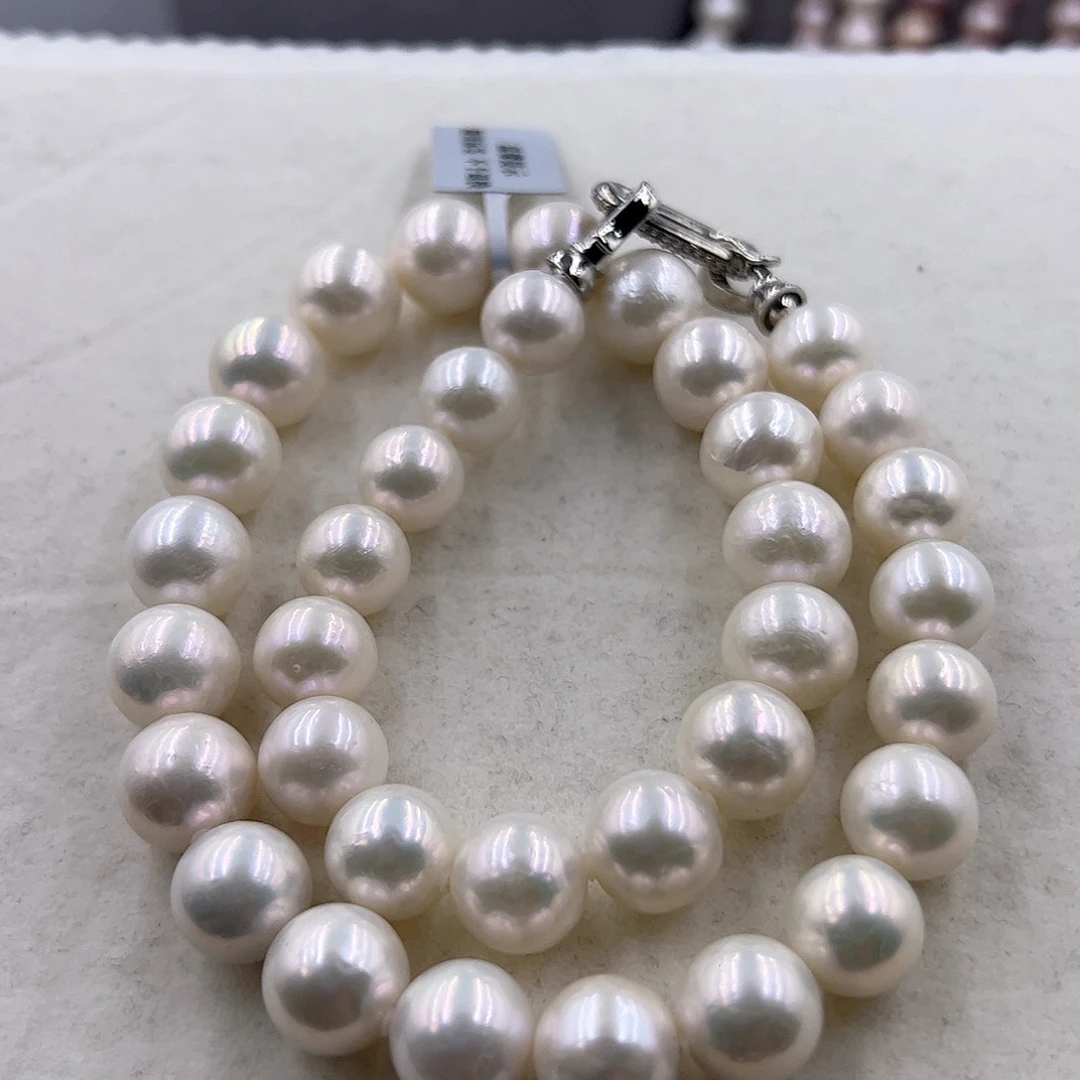 淡水珍珠颈饰银S925镶嵌