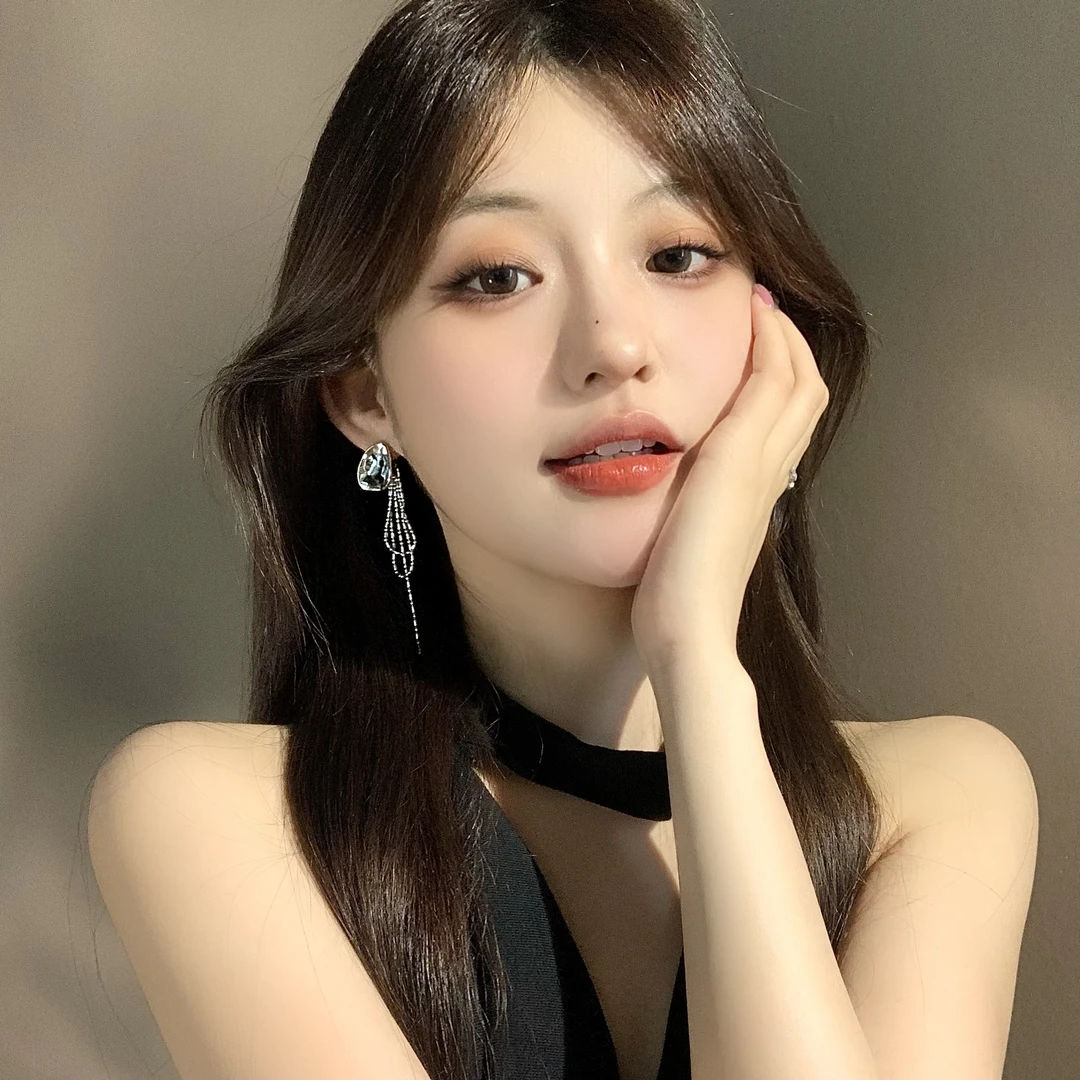 FULL GIRLISH耳环01967简约流苏小众耳钉耳饰