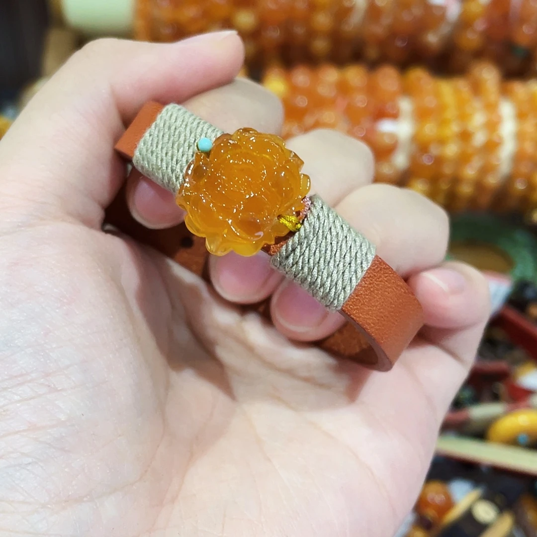 手链蜜蜡未镶嵌手串