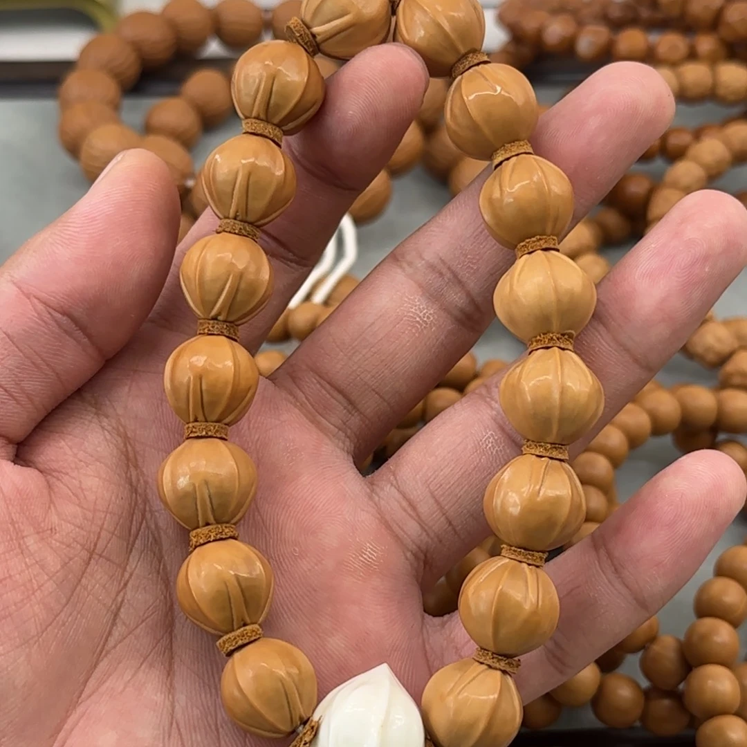 手串猴头核桃全品四花铁盒带三通