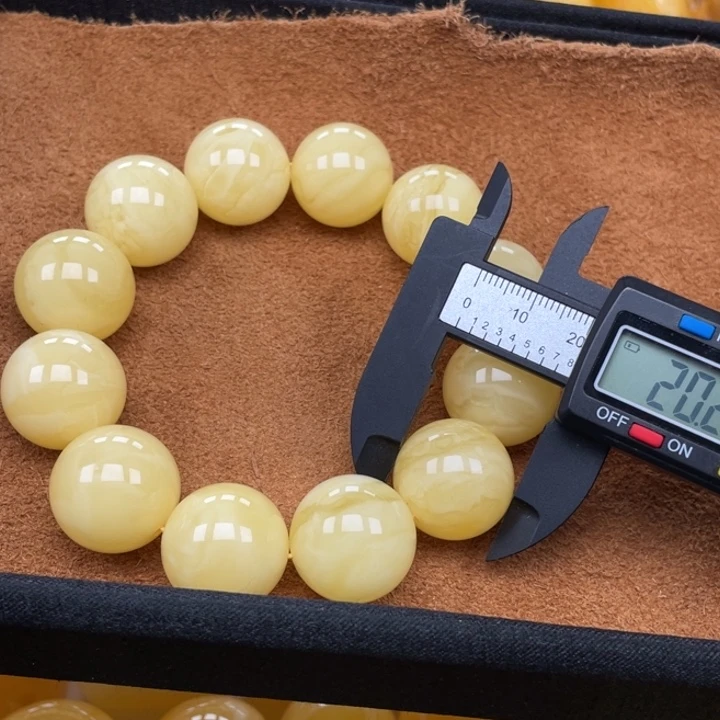 裸石蜜蜡未镶嵌蜜蜡手串重56.6