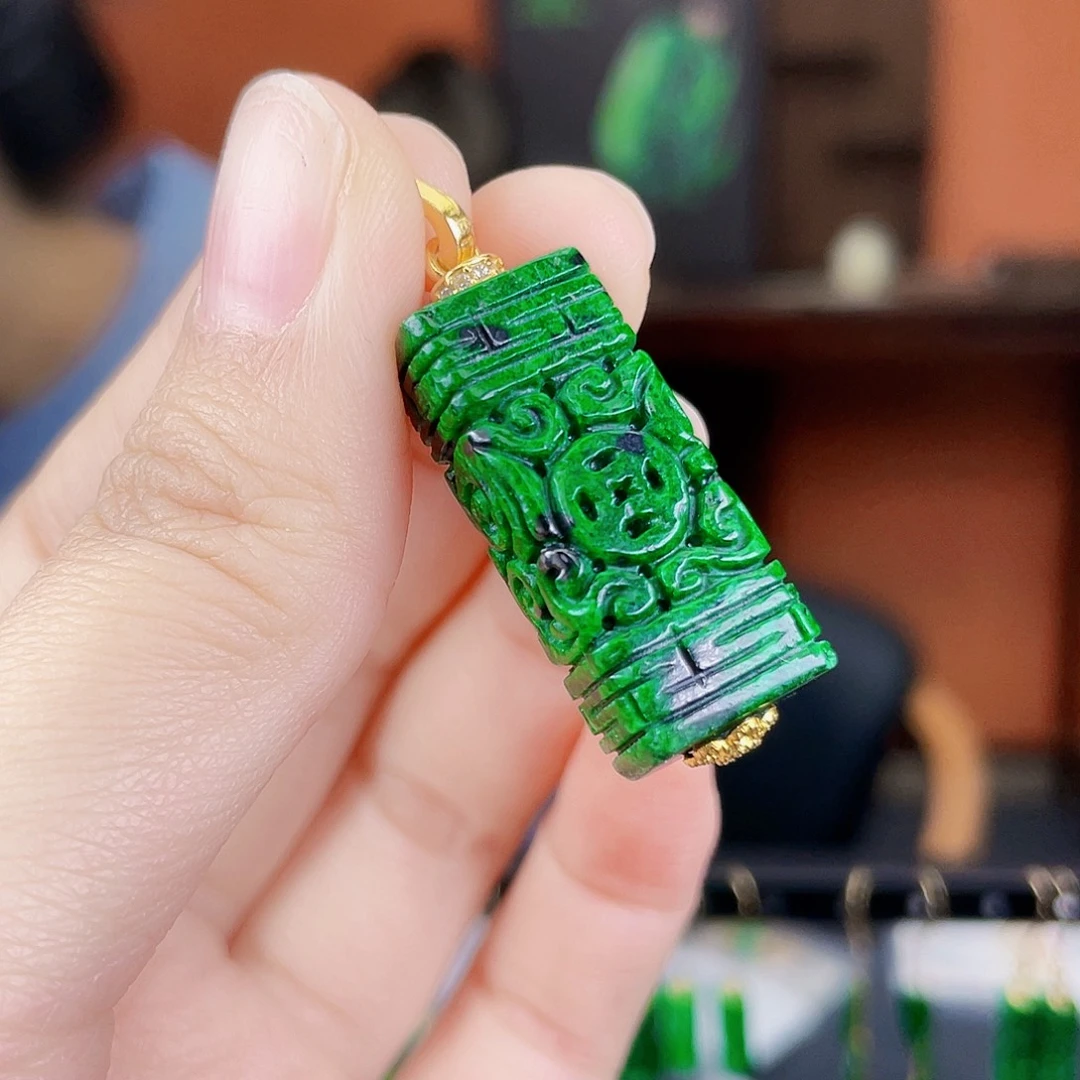 翡翠未镶嵌耳饰饰品