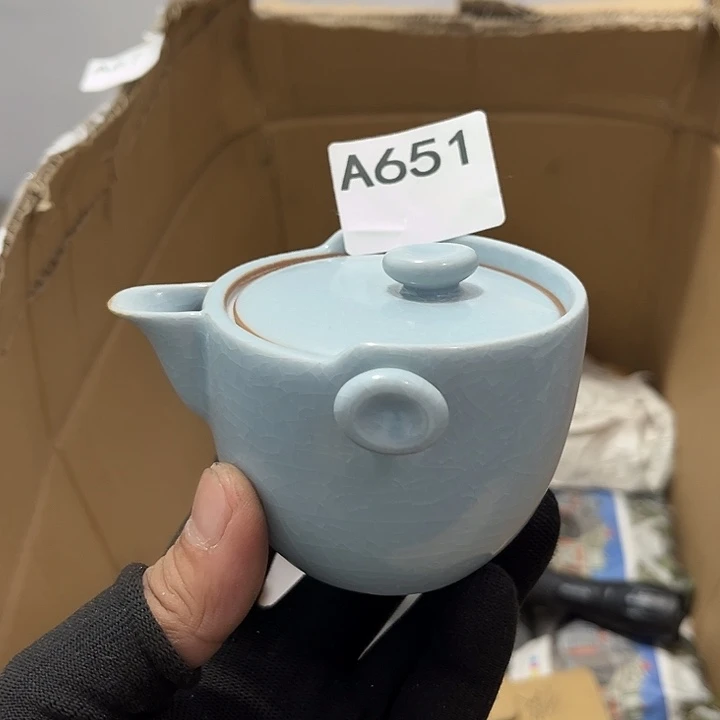 瓷片茶摆件工艺品摆件666