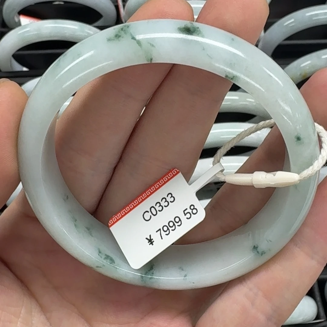翡翠未镶嵌手镯天然翡翠