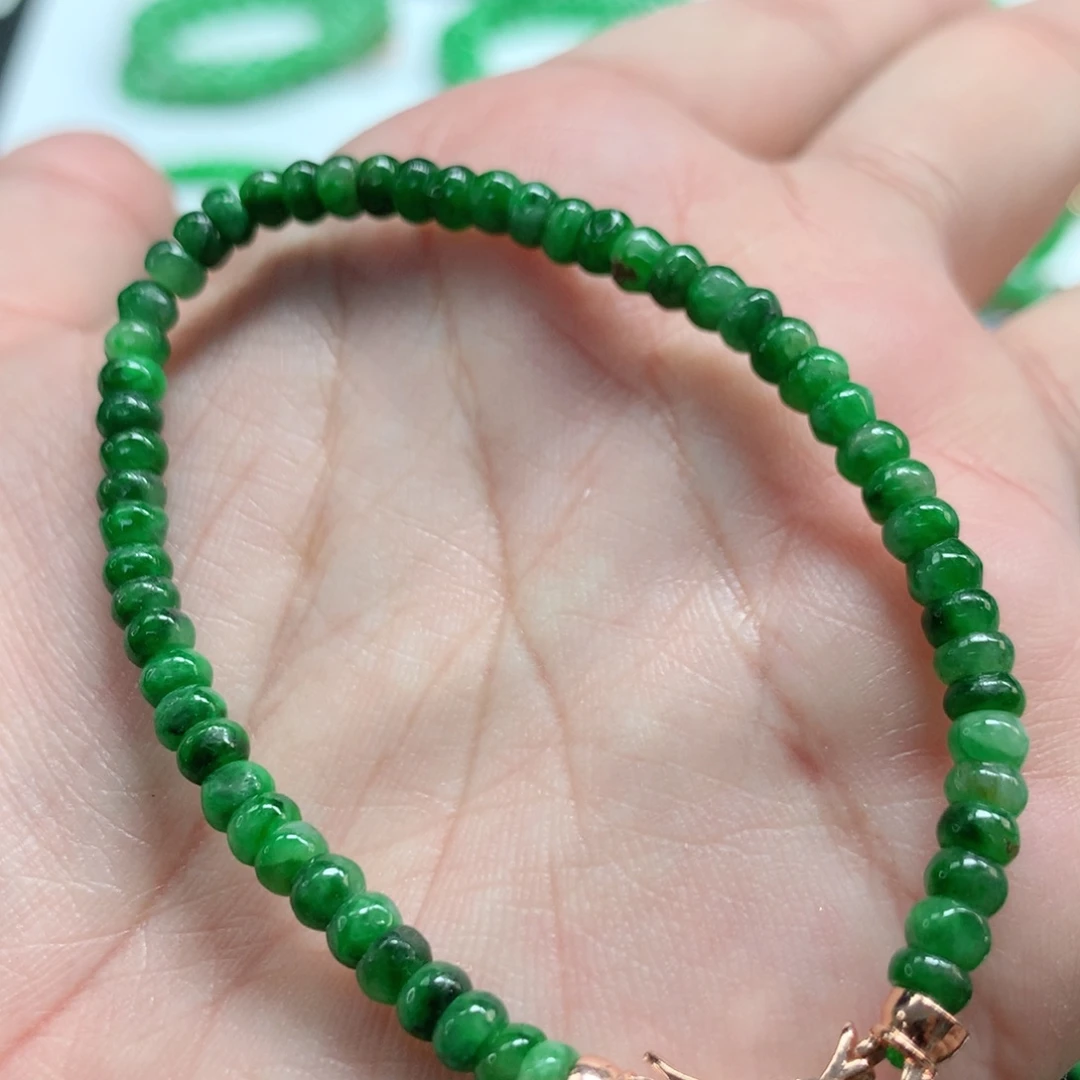 翡翠未镶嵌手链翡翠