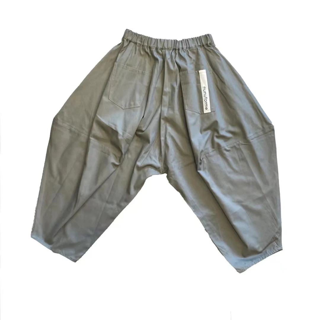 现货 儿童夏季灰色户外气球裤工装裤休闲裤薄款宽松阔腿防蚊裤