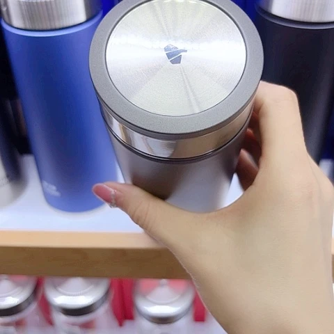 万象保温杯H11L，水泥灰500毫升
