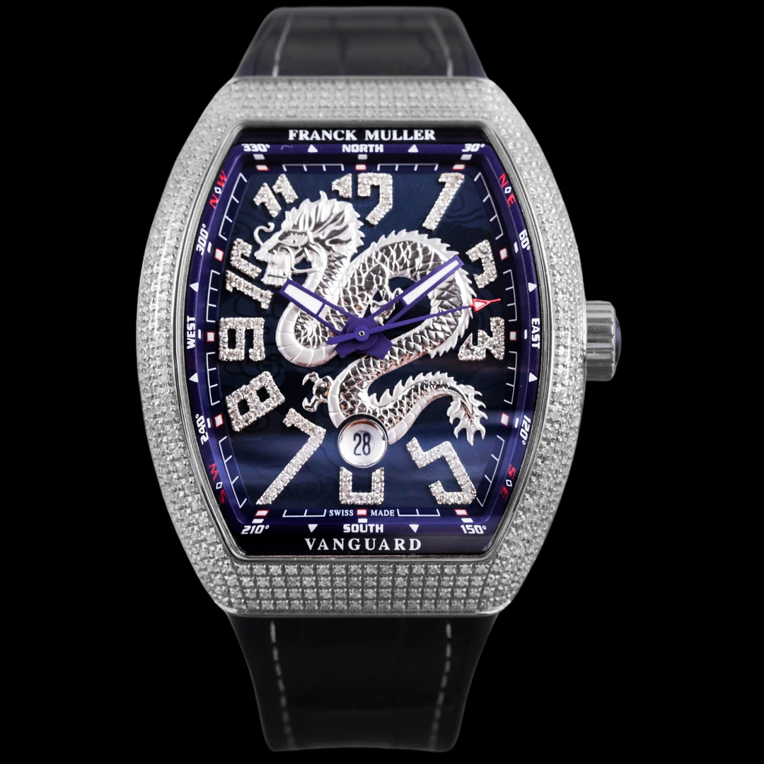 99新 Franck Muller/法兰克穆勒 大牛/二手全套/V45后钻/44*53.7
