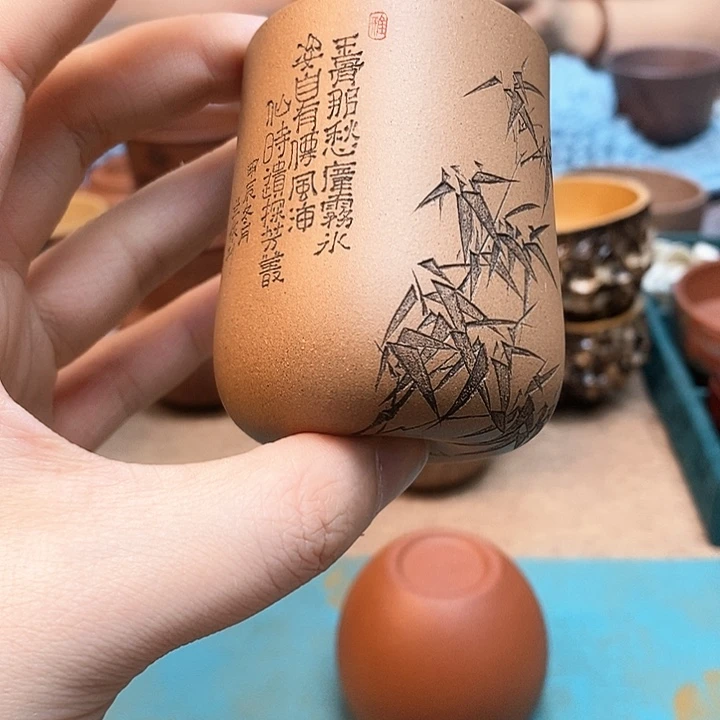 茶杯紫砂宜兴紫砂杯