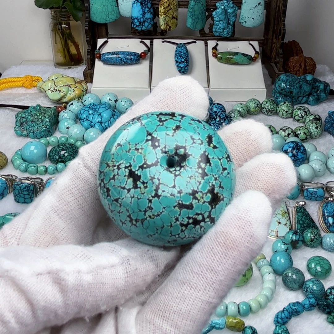 绿松石珠宝奇石未镶嵌