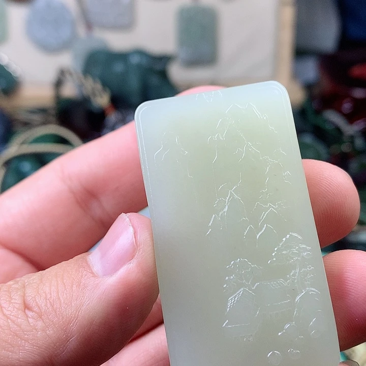 未镶嵌和田玉挂件L*