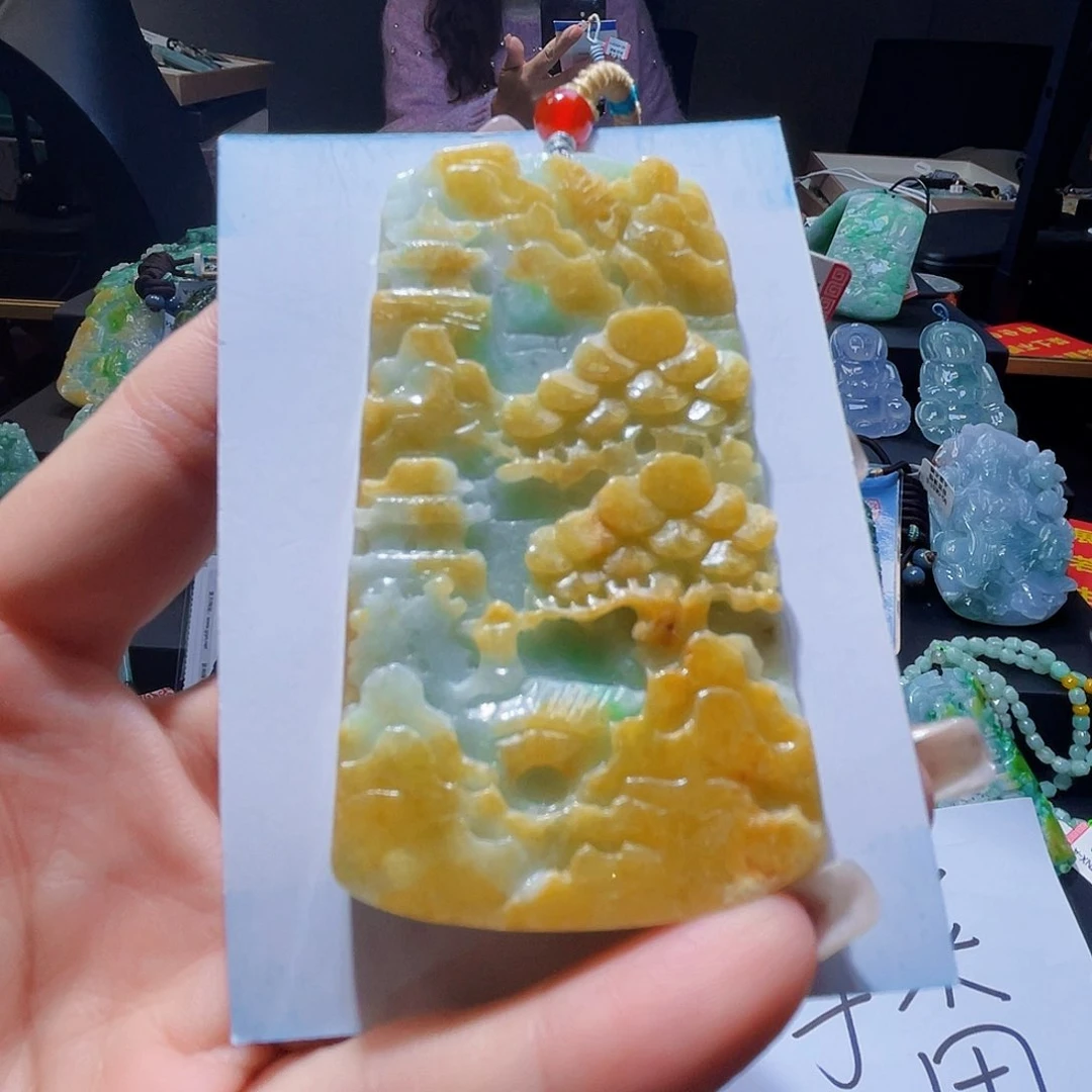 颈饰未镶嵌翡翠翡翠