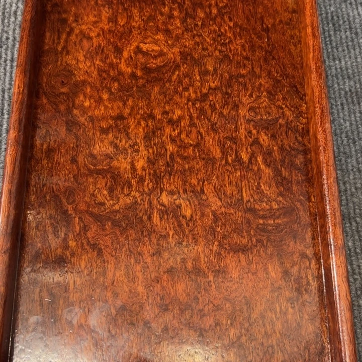 常***号木缅甸花梨独板托盘