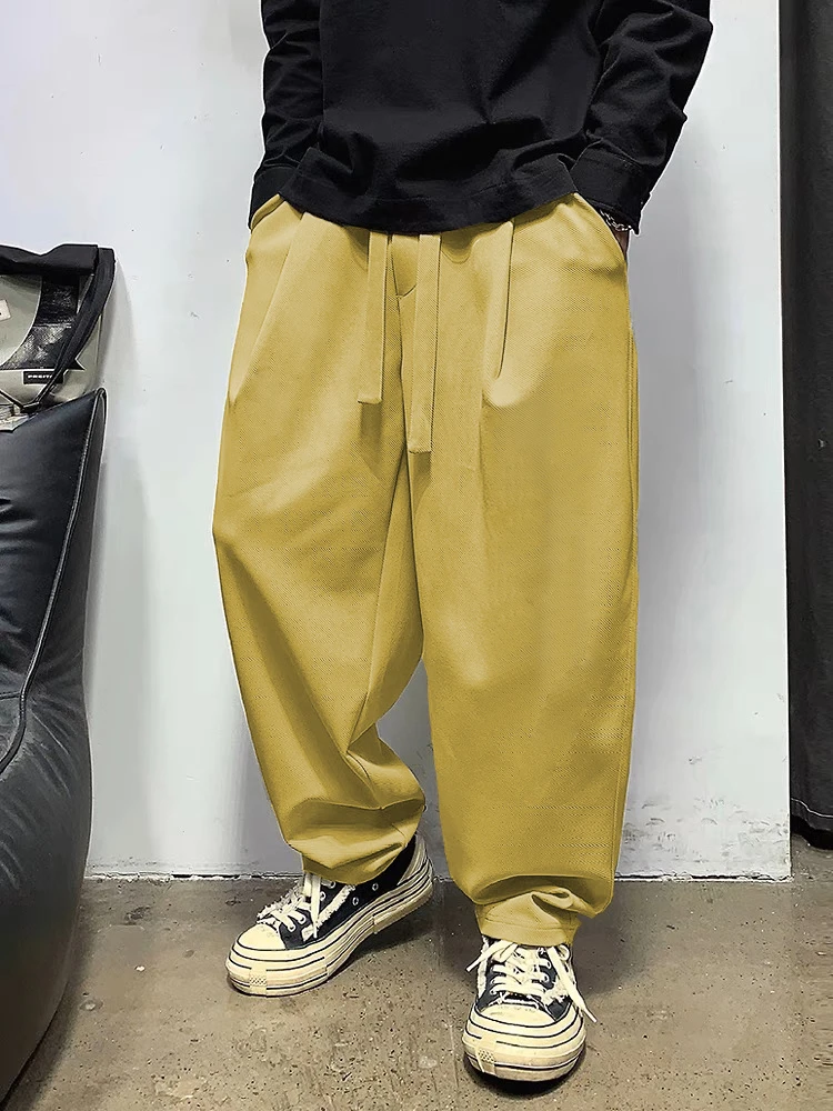 陆星家【高定西裤】超垂感纯色男士直筒西装裤休闲裤薄款百搭K03