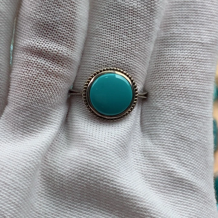 绿松石银S925镶嵌珠宝奇石