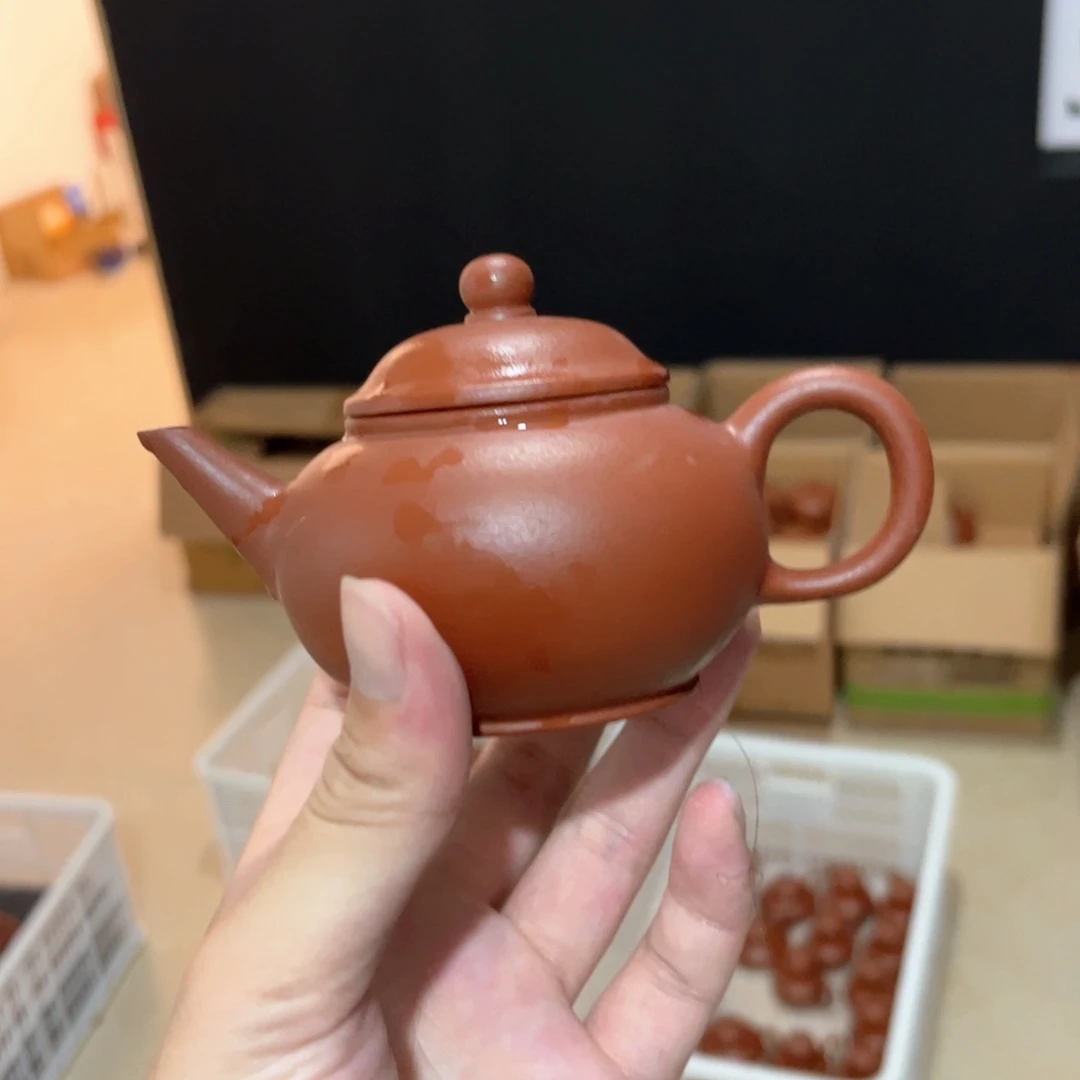 紫砂紫砂茶具红泥无添加不机车