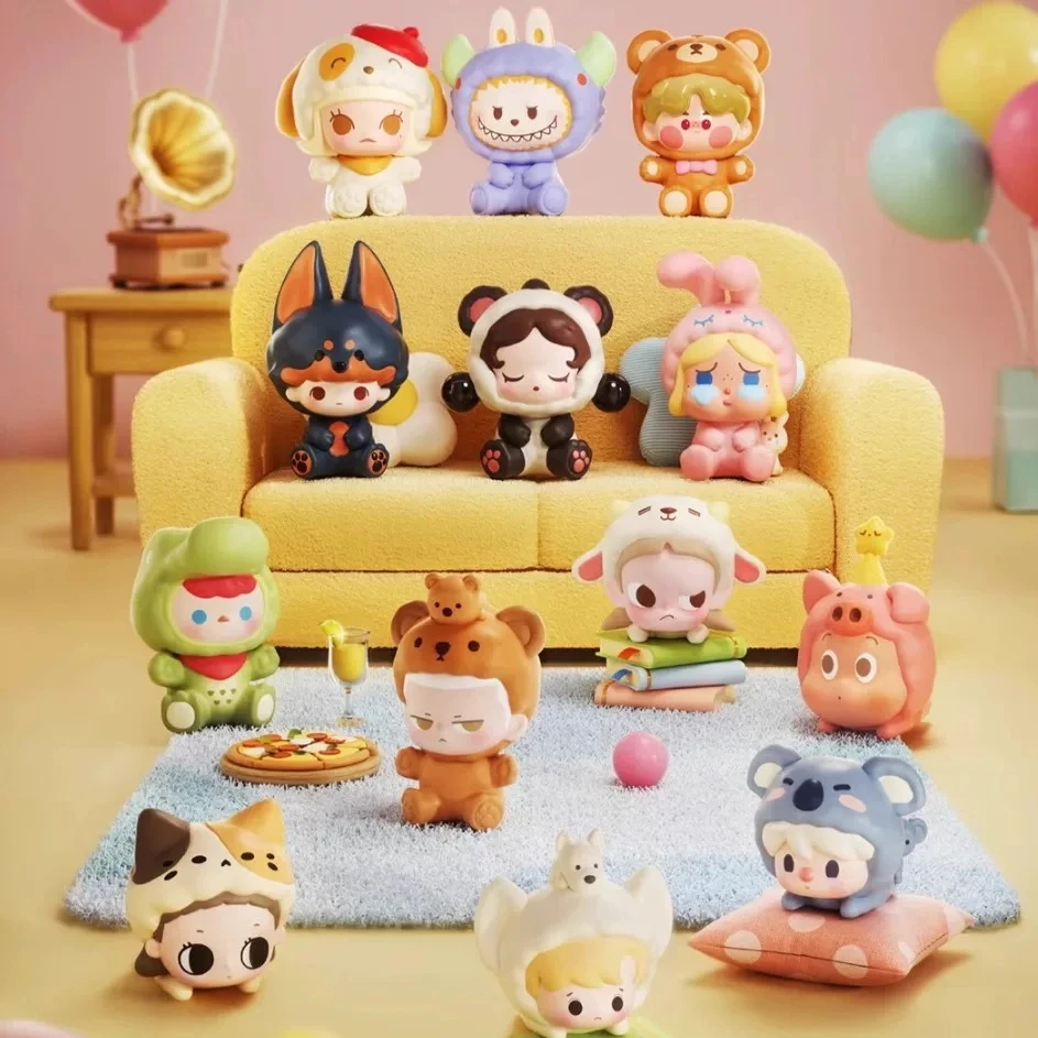 【拆盒】泡泡萌粒睡衣变装系列公仔（pvc款）