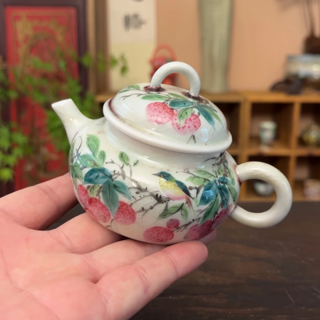 杯柴烧纯手工手绘陶瓷