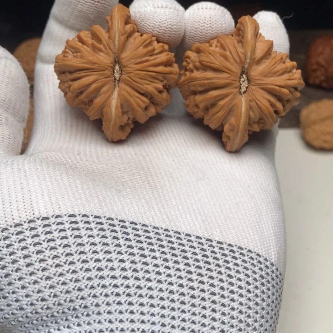 紫***来吊坠文玩核桃46老树四座楼