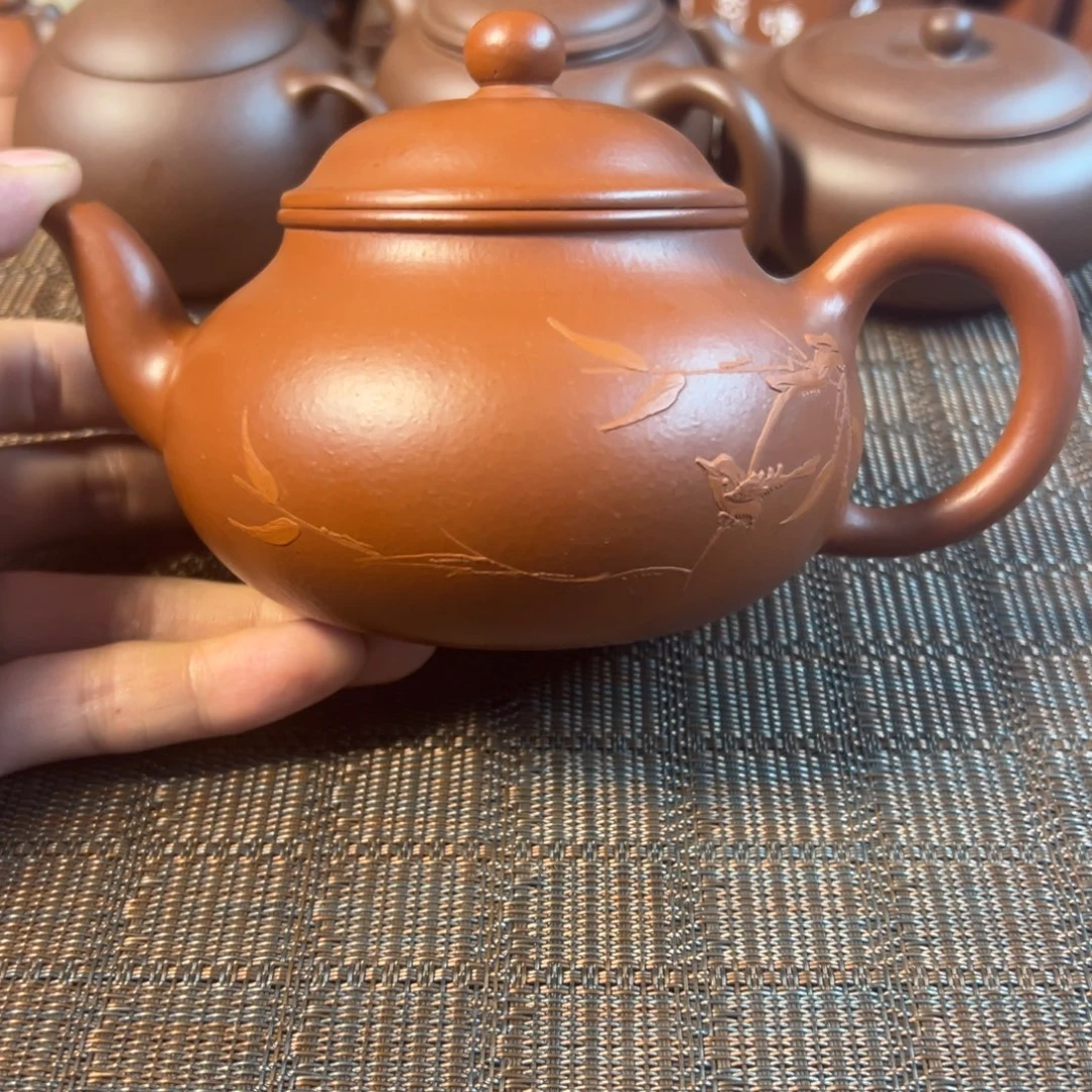 茶壶紫砂宜兴原矿紫砂壶350毫升容量
