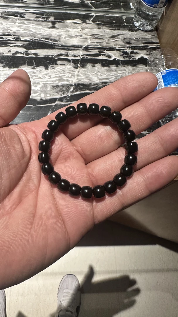 黑青女款手链，9✖️10直切手链