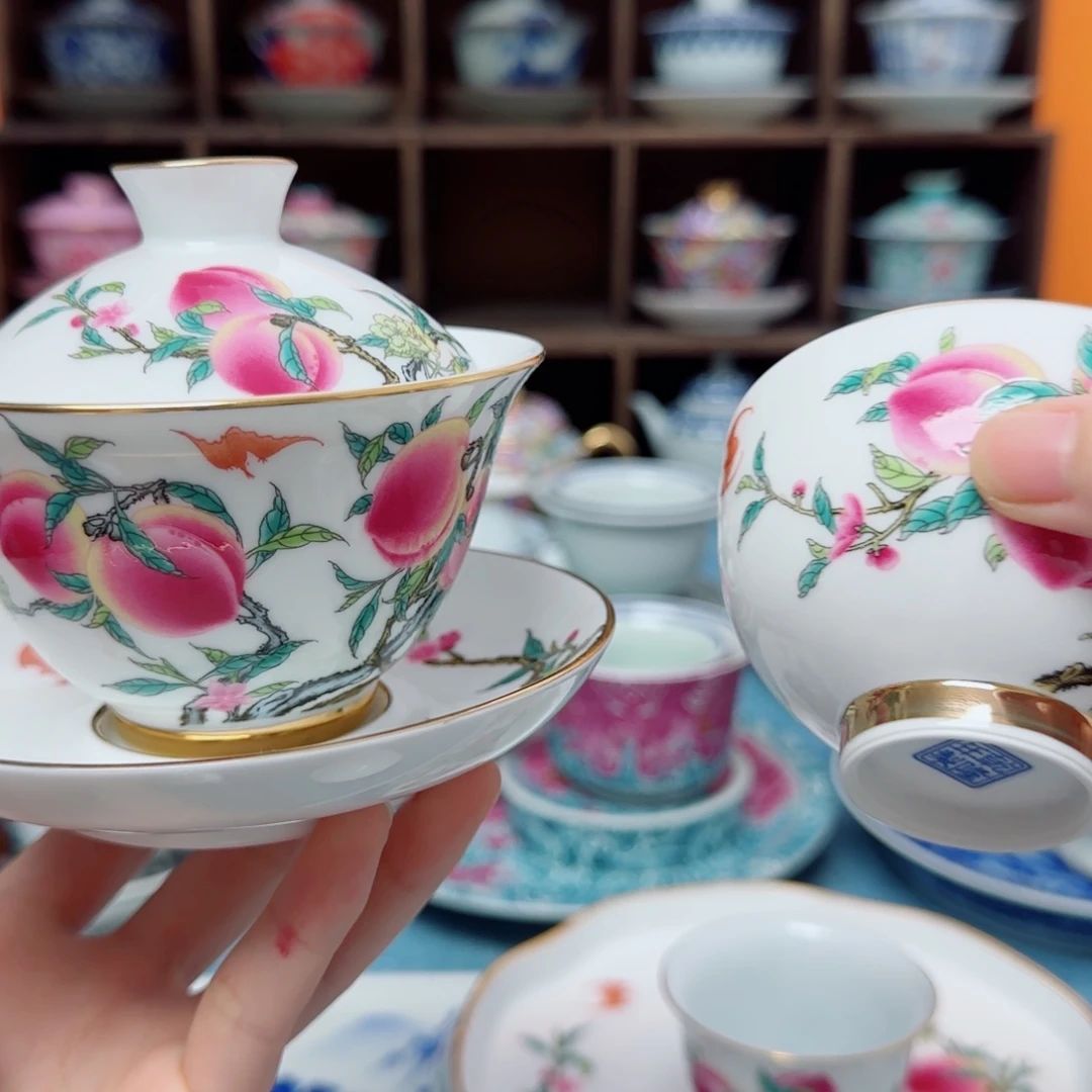 九桃盖碗➕罗汉杯浮力