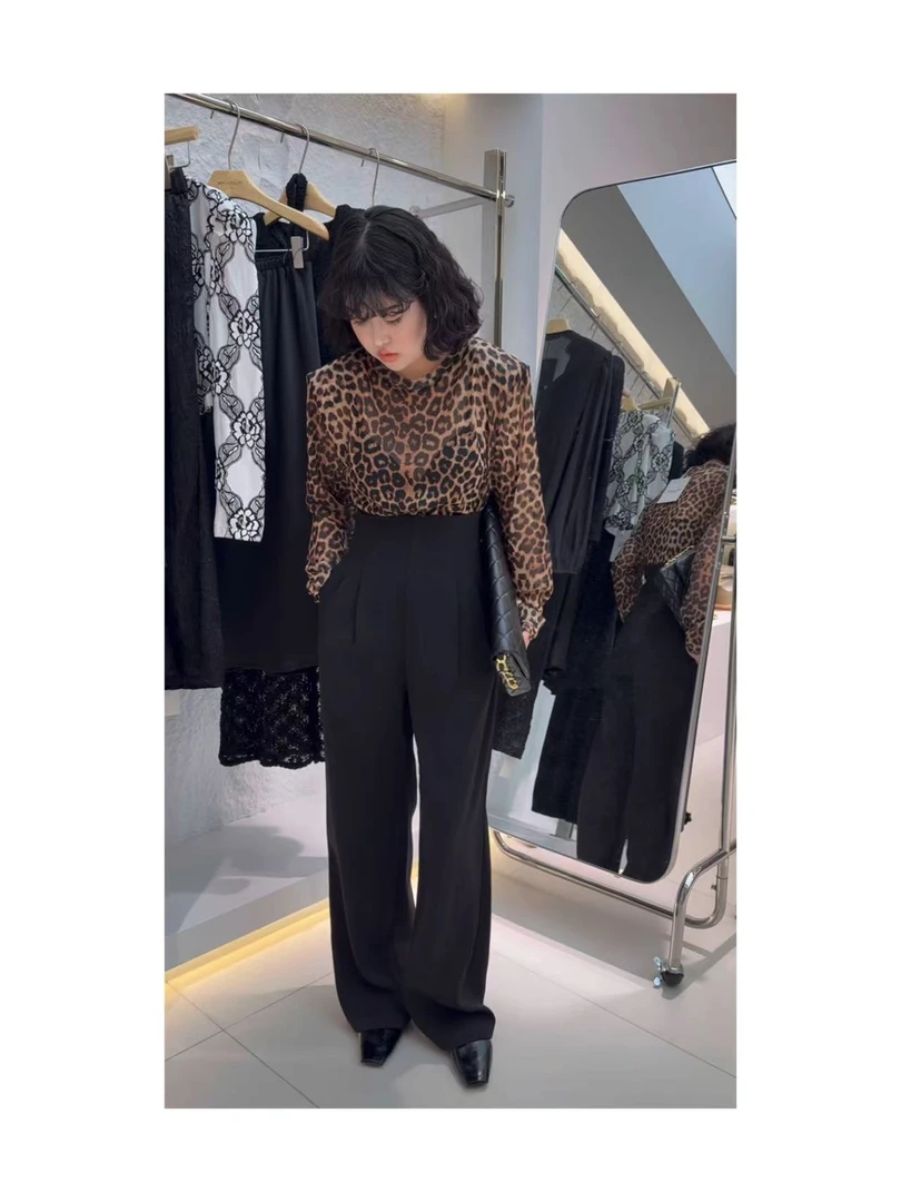 2229#高腰显瘦西装裤