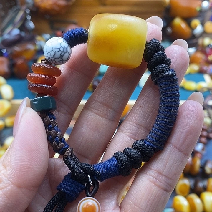 蜜蜡未镶嵌手链手链