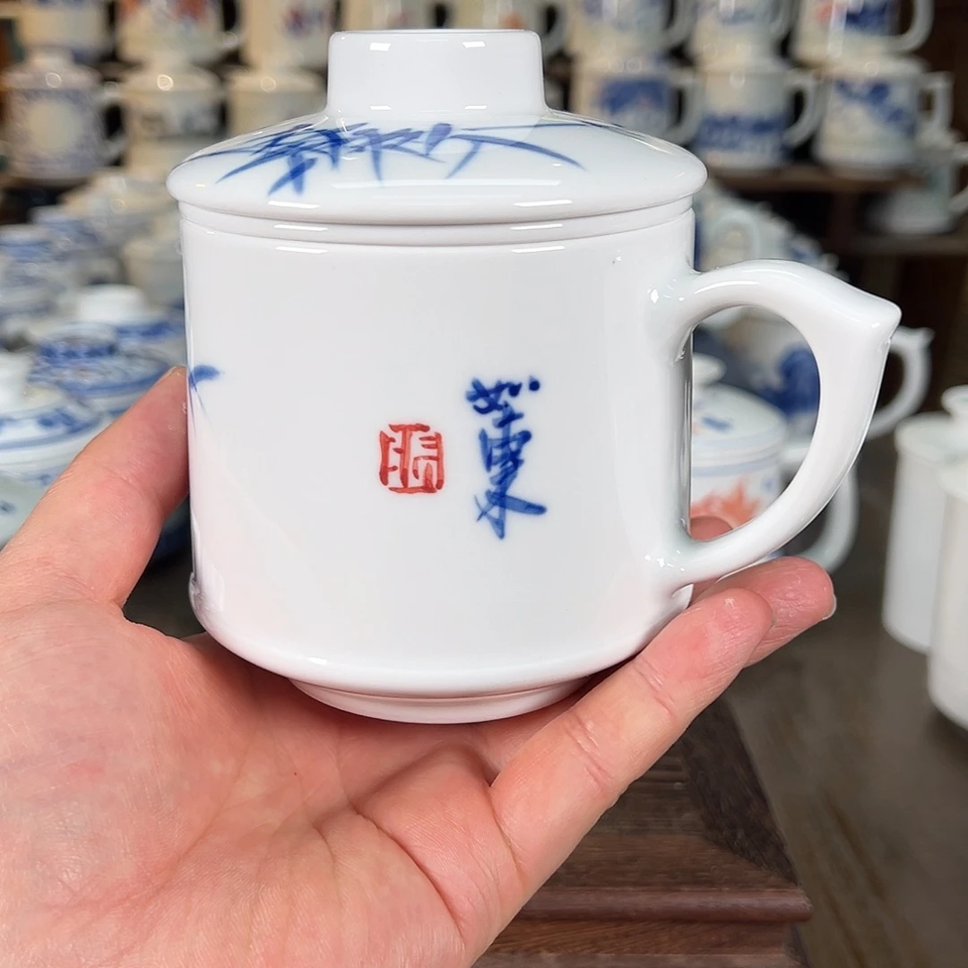 常****乐景德镇陶瓷高温办公杯