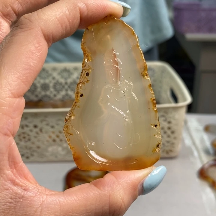 玛瑙/玉髓未镶嵌吊坠(不含链)