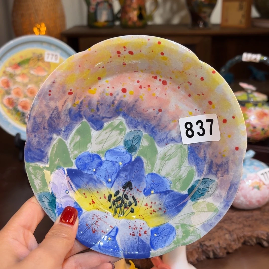 景德镇手绘高温釉下彩陶瓷茶具