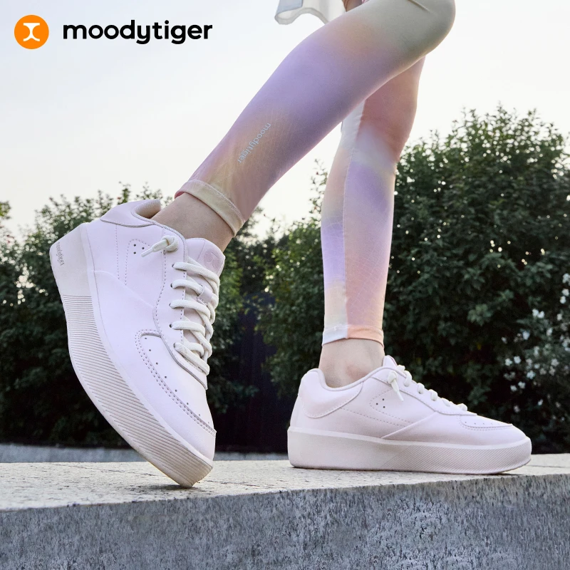 moodytiger儿童休闲鞋男女童舒适透气百搭板鞋57543302【DR9】