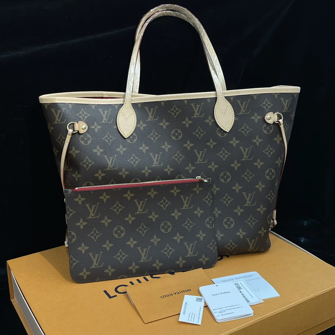 全新未使用 LouisVuitton/路易威登 24年大全套 NF中号老花托特包
