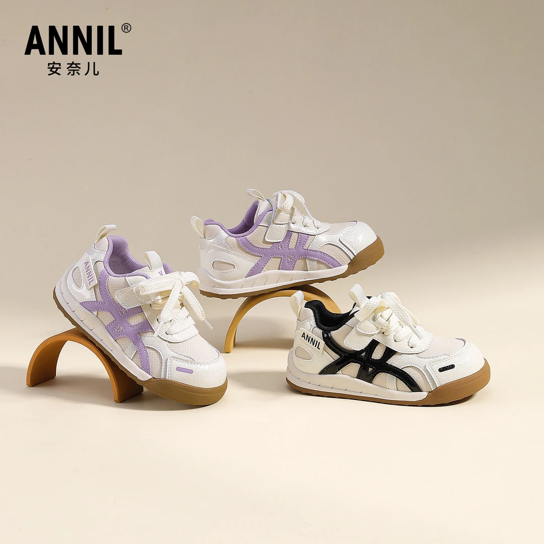 ANNIL/安奈儿男童透气运动休闲鞋透气男软底宝宝女防滑秋季