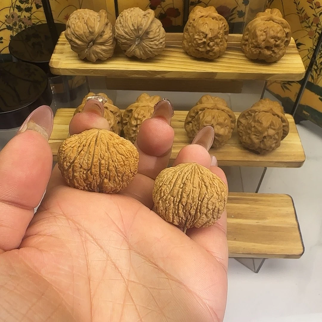 把件文玩核桃猴头元宝