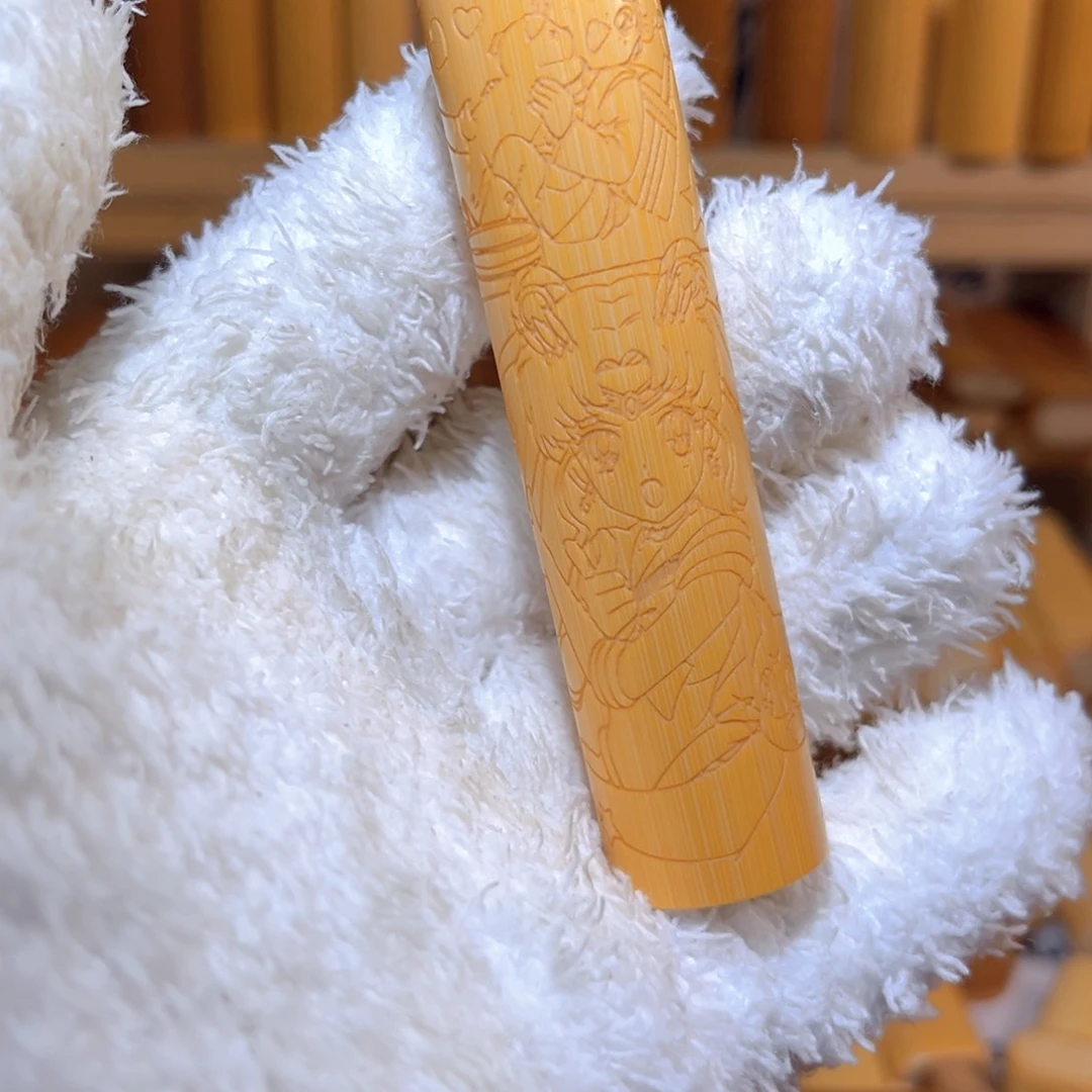 竹美少女战士一物一拍实心竹