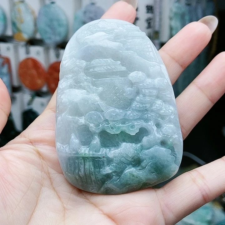 翡翠未镶嵌颈饰翡翠