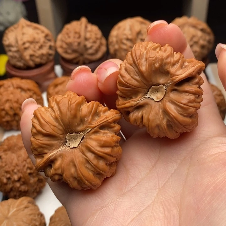 把件文玩核桃41全品凹底